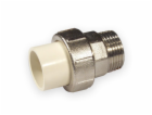 Adaptér 4733-405, PVC-C, 1/2" vnější závit/lepící samice