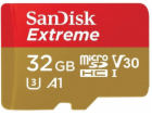 PAMĚŤOVÁ KARTA SANDISK 32GB MICRO SDHC EXTREME 100MB/s