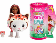 Mattel Barbie Cutie Reveal Chelsea Costume Cuties Series - Kitty Red Panda, panenka