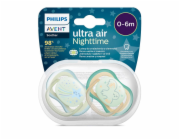 Šidítko Avent Ultra air Night 2ks 0-6 m kluk