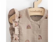 Letní kojenecké mušelínové šaty New Baby Rainbow Vel.62 (3-6m)