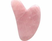 Fluff Gua Sha Stone masáž obličeje Stone Rose Quartz