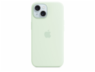 iPhone 15 Silicone Case with MS - Soft Mint