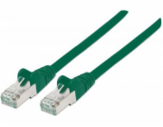 Intellinet Network Solutions Patchcord S/FTP, CAT7, 1m, zelený (740715)