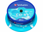 Verbatim CD-R 700 MB 52x 25 kusů (43432)