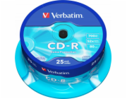 Verbatim CD-R 700 MB 52x 25 kusů (43432)