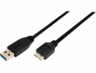 LogiLink USB-A - micro-B USB kabel 0,6 m černý (CU0037)