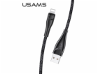 Usams USB-A – Lightning kabel 1 m černý (63788-uniw)