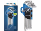 Högert Technik Torx klíče sada 9 ks HOGERT HT1W814