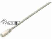 Equip Patchcord Cat6a, S/FTP, 5m, šedý (605604)