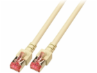 EFB Patchcord, S/FTP, Cat6, šedý, 1m (K5510.1)