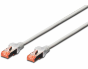 Digitus Patchcord CAT6, S-FTP, 0,25 m, šedý, 10 kusů (DK-1644-0025-10)