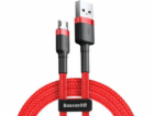 Baseus USB-A - microUSB USB kabel 1 m Červený a černý (CA...