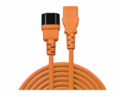 Lindy C14 - C13 napájecí kabel, oranžový, 1m (30474)