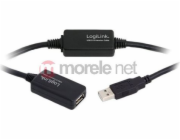 LogiLink USB-A - USB-A kabel USB 15 m černý (UA0145)