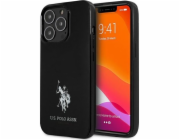 US Polo Assn US Polo USHCP13LUMHK iPhone 13 Pro / 13 6,1" černé/černé pevné pouzdro Logo Horses