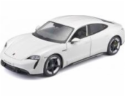 Bburago Porsche Taycan Turbo S Bílá 1:24 BBURAGO