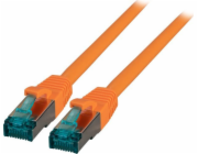 EFB EFB RJ45 Patchkabel S/FTP, Cat.6A, LSZH, 15m, oranž.