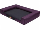 Hobbydog Bed Victoria - Burgundsko s černou XXL matrací