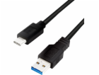 LogiLink USB-A - USB-C kabel USB 1 m černý (CU0168)