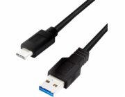 LogiLink USB-A - USB-C kabel USB 1 m černý (CU0168)