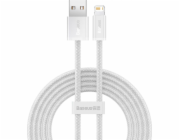 Baseus USB-A - Lightning USB kabel 2 m bílý (BSU3004WHT)