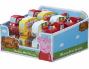 Tm Toys Peppa Pig - Dřevěná směs mini autíček