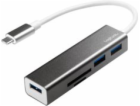 LogiLink USB HUB 1x SD 1x TF + 3x USB-A 3.0 (UA0305)