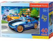 Castorland Puzzle 40 maxi - Policejní honička CASTOR