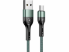 Usams USB-A - microUSB USB kabel 1 m Zelený (6958444913001)