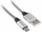 Tracer USB-A - microUSB USB kabel 1 m černý (TRAKBK46928)