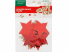 Craft with Fun CF ORNAMENT BN DREW STARS 12KS PBH 12/288