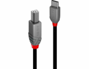 Lindy USB-C – USB-B USB kabel 3 m černý (36943)