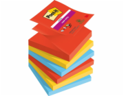 Post-It 3M Post-it® Super Sticky Z-Notes, HRAVÉ, 76x76mm, 6x90 karet.