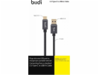 Budi USB-A – USB-C kabel USB 1,2 m černý (BD178T)