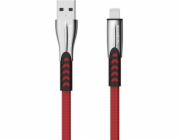 Somostel USB-A - Lightning kabel 1 m červený (25701)