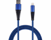 USB 2GO USB-A – Lightning kabel 1 m Modrý (795949)