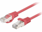 Lanberg PATCHCORD CAT.6 FTP 1M ČERVENÁ LANBERG 10-BAL.