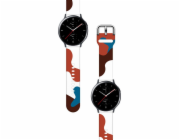 Hurtel Strap Camo Band pro Samsung Galaxy Watch 46mm silikonový řemínek Camo Watch náramek (8)