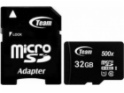 Karta TeamGroup 500x MicroSDHC 32GB Class 10 UHS-I (TUSDH...