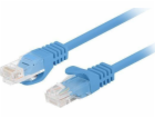 Lanberg PATCHCORD CAT.6 UTP 0,25M BLUE FLUKE PASSED LANBE...