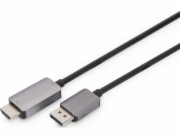 Digitus kabel DisplayPort - HDMI 8K 60Hz DP/HDMI M/M adaptérový kabel 1,8m