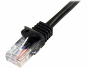 StarTech RJ-45/RJ-45, kat. 5e, U/UTP, 10m, černá (45PAT10MBK)