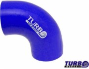 TurboWorks_B Koleno 90 stupňů TurboWorks Blue 63 mm