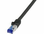 LogiLink LogiLink C6A093S síťový kabel černý 10 m Cat6a S/FTP (S-STP)