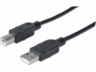 Manhattan USB-A – USB-B USB kabel 1 m černý (353588)