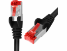 Spacetronik RJ45 CAT 6 S/FTP kabel AWG27 LSZH černý 3m