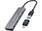 Graugear USB HUB GRAUGEAR USB-HUB 4x USB 3.0, 2x Type-C a...