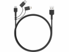 Aukey USB-A kabel USB – 1,2 m černý (CB-BAL5)