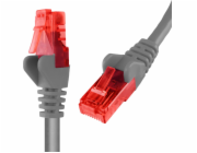 Spacetronik RJ45 kabel CAT 6 U/UTP AWG24 šedý 1m